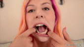 Annalee's spitty mouth fetish