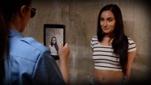 Casey Calvert puts tight handcuffs on Gabi Paltrova